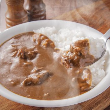 カレーライスの撮影