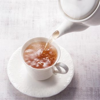 健康茶の液体演出